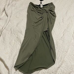 NWT olive midi skirt #61